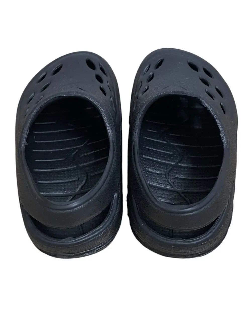 Made in USA Wonder Nation Toddler Boys Black Clog Sandals Water Shoes Size 5